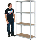 Clarke 6600756 CSM4200/40LG Heavy Duty Boltless Shelving (Light Grey)
