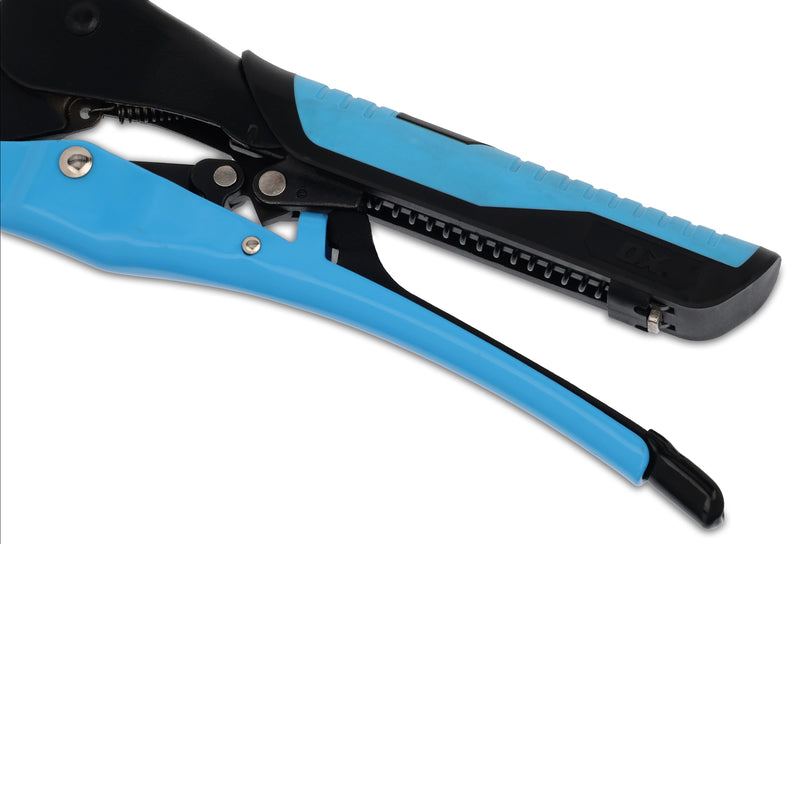 OX Hand Tools P204302 Auto Adjust 7-Inch C Clamp With Swivel Pad - Gripped