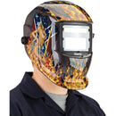 Clarke 6000707 GWH5 Flame Design Arc Activated Solar Powered Grinding/Welding Headshield