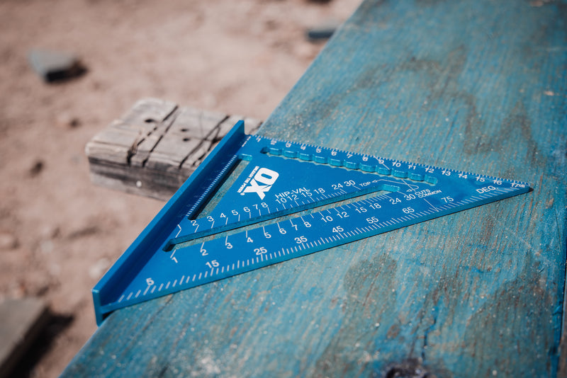 OX Tools OX-P506518 Pro Aluminium Rafters Square Metric - 180mm