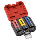 Clarke 1801940 CHT940 3-Piece Coloured Impact Socket Set