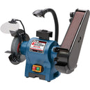 Clarke 6502130 CBG6SC 6" Bench Grinder with Sanding Belt & Lamp (250W)