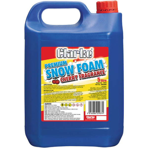 Clarke 3050806 SFC5 Snow Foam with Cherry Fragrance (5 Litres)