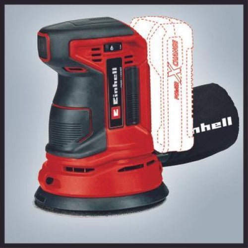 Einhell 4462010 TE-RS 18V Li 125mm Rotating Sander with 1x 4Ah Battery & Charger