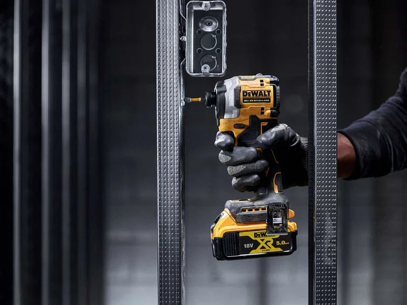 DeWalt DCF850E2T-GB 18V XR Brushless Compact Impact Driver - 2 X POWERSTACK