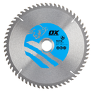 OX Tools OX-TCTW-2503060 Wood Cutting Circular Saw Blade 250/30mm, 60 Teeth ATB