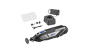 DREMEL F0138240JB 8240 Powerful Cordless Multi-Tool With Variable Speed (8240-5) + 26150687JA Multipurpose Set (687)