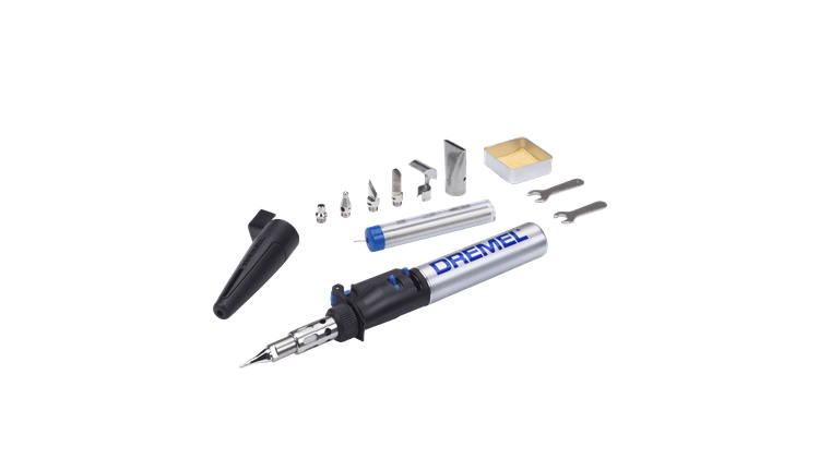 Dremel F0132000JD Versatip Multifunctional Butane Soldering Iron + 7 Accessories