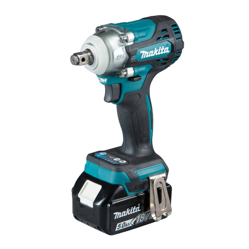 Makita DTW300TX2 Brushless 1/2"Impact Wrench Charger With Case 1 x 5.0Ah Battery ONLY