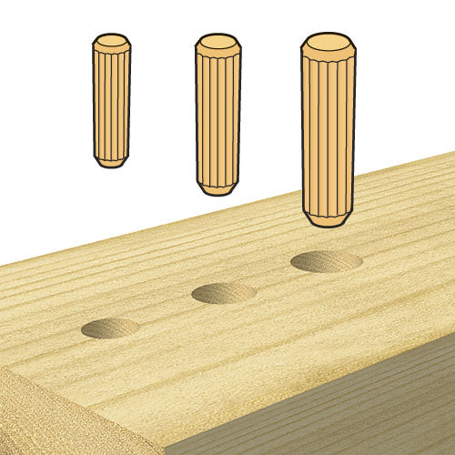 Trend Tools DWL/C/PK1 Dowel Centre Points 6, 8, 10Mm X 2 (6Pk)