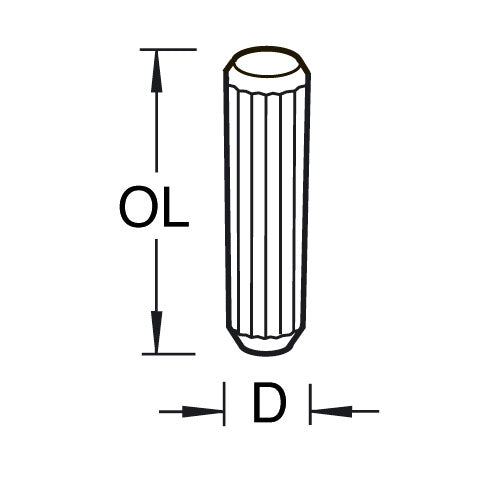 Trend Tools DWL/2/50 Dowels 8 X 30Mm 50 Off