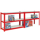 Clarke 6600645 CS5265RP 1.2m Wide Span Boltless Shelving (Red)