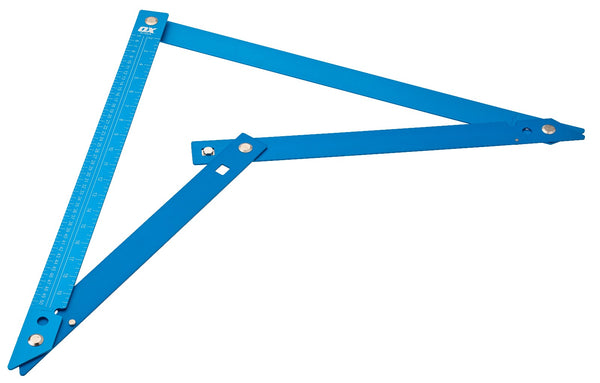 OX P508706 Pro Aluminium Folding Square – 600mm / 24 Inch