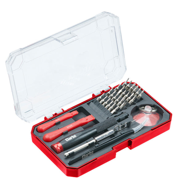 Clarke 1801956 CHT956  32 Piece Smartphone Repair Kit