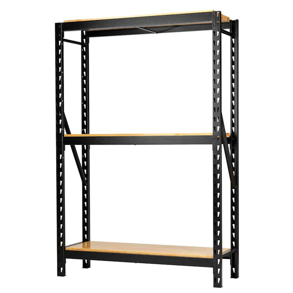 BUNKER&#174 27793 14 Piece Modular 3 Tier Racking with Hardwood Shelving, 1500mm