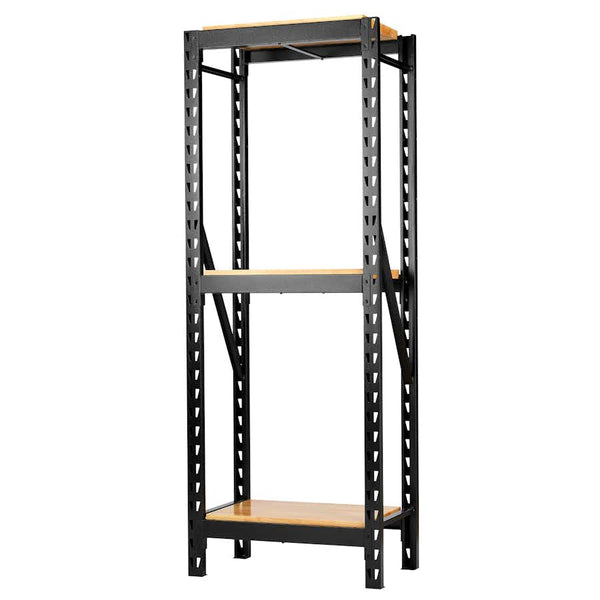 BUNKER&#174 27794 14 Piece Modular 3 Tier Racking with Hardwood Shelving, 750mm