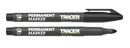 TRACER APM1 2 Permanent Construction Marker (Black) Pk2