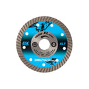OX Tools OX-XLT-115/22 Trade XL Turbo Diamond Blade - Universal & GP - 115/22.23mm