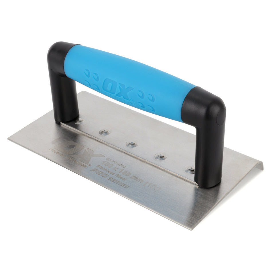 OX Tools OX-P014510 Pro Medium Edger 100 x 180mm S/S - 10mm radius