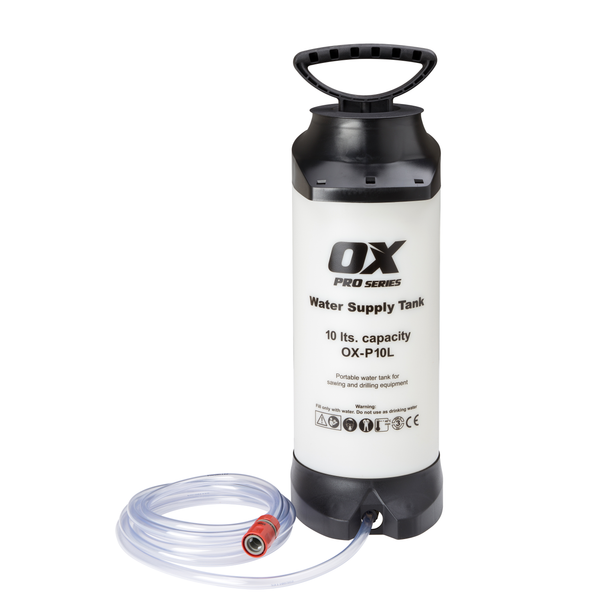 OX Tools OX-P10L Pro Heavy Duty 10 Litre Dust Suppression Water Bottle