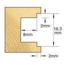 Trend Tools 34/50X1/2TC Espagnolette Cutter 16.3/12.3Mm Cut