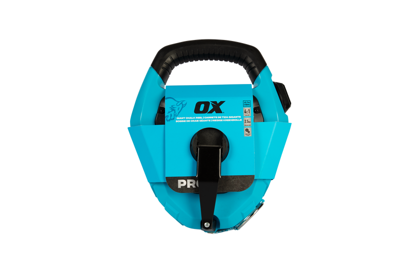 Pro 45.7m/150' ABS Giant Chalk Reel - Basic Extra Bold Line / 4:1 Gear Ratio