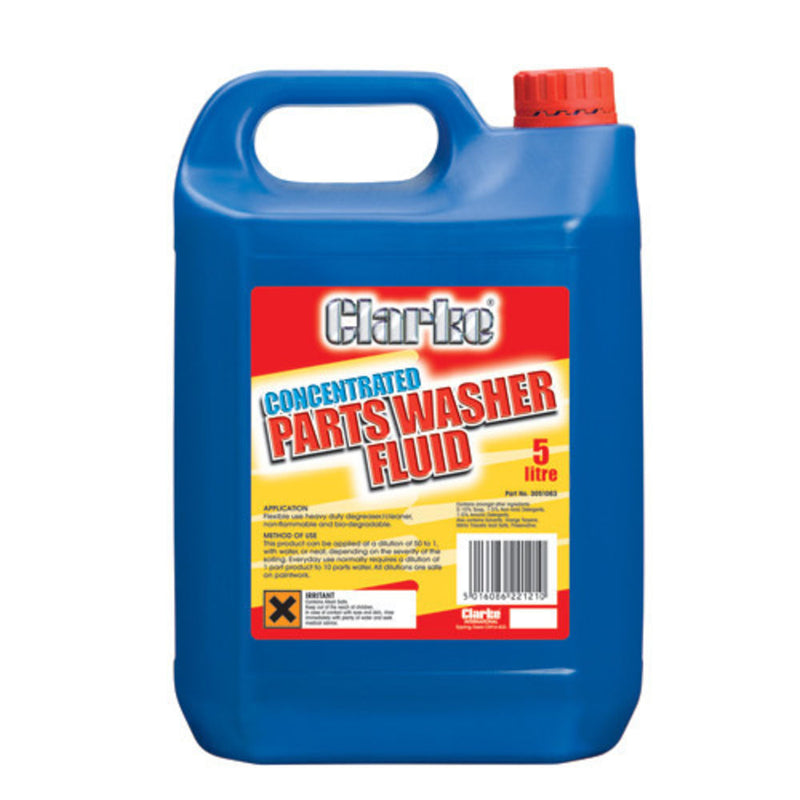 Clarke 3051063 5 Litre Parts Washer Fluid - Concentrated