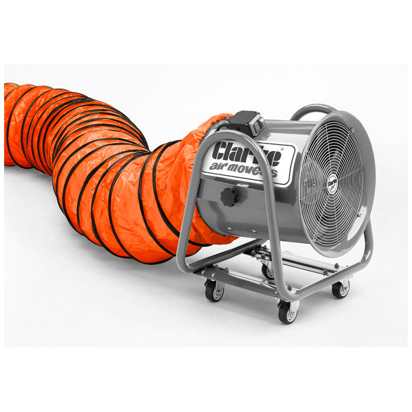 Clarke 3230241 16Ó Flexible PVC Duct for CAM400 Ventilation Fan - Orange