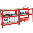 Clarke 6600802 CSM5150RP 150kg Boltless Shelving (Red)