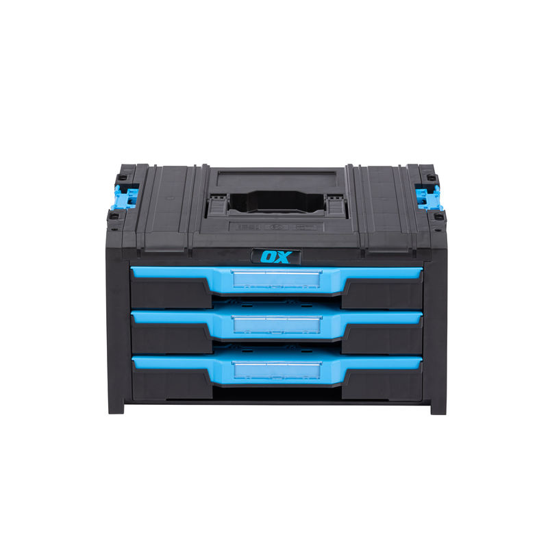 OX T601803 TOOLTREK Trade 3 Drawer Tool Box