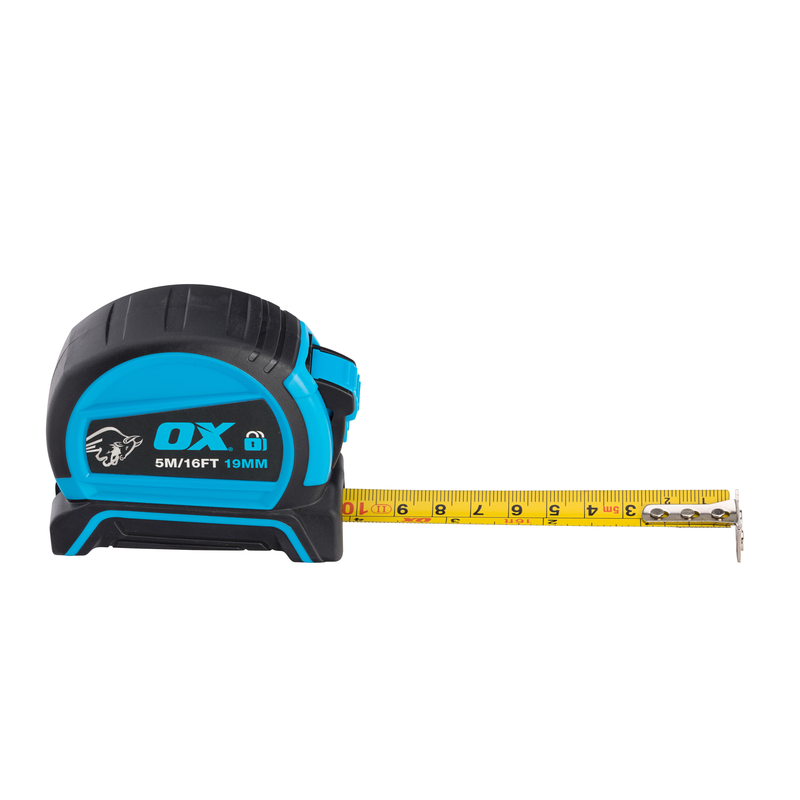 OX Tools OX-P505205 Pro Dual Auto Lock Tape Measure - 5m