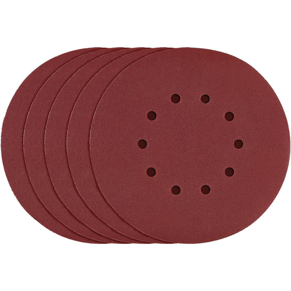 Clarke 6502146 225mm Sanding Disc with Holes (5 Pack)