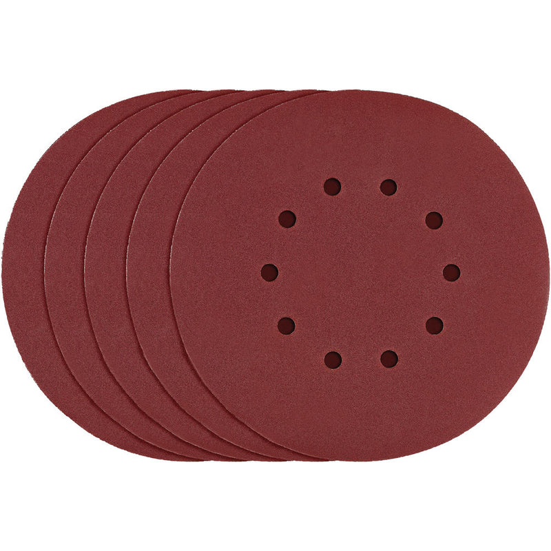 Clarke 6502146 225mm Sanding Disc with Holes (5 Pack)