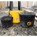 Xtrade X0900035 Black Flexi-Tub Garden Flexible Builders Bucket Tub 42L - Recycled Plastic