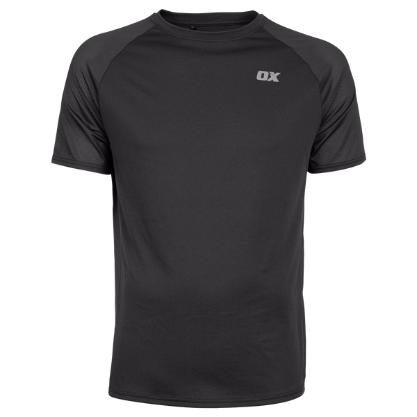 OX W555103Ox Ultra Engineered Crew T-shirt Black - M