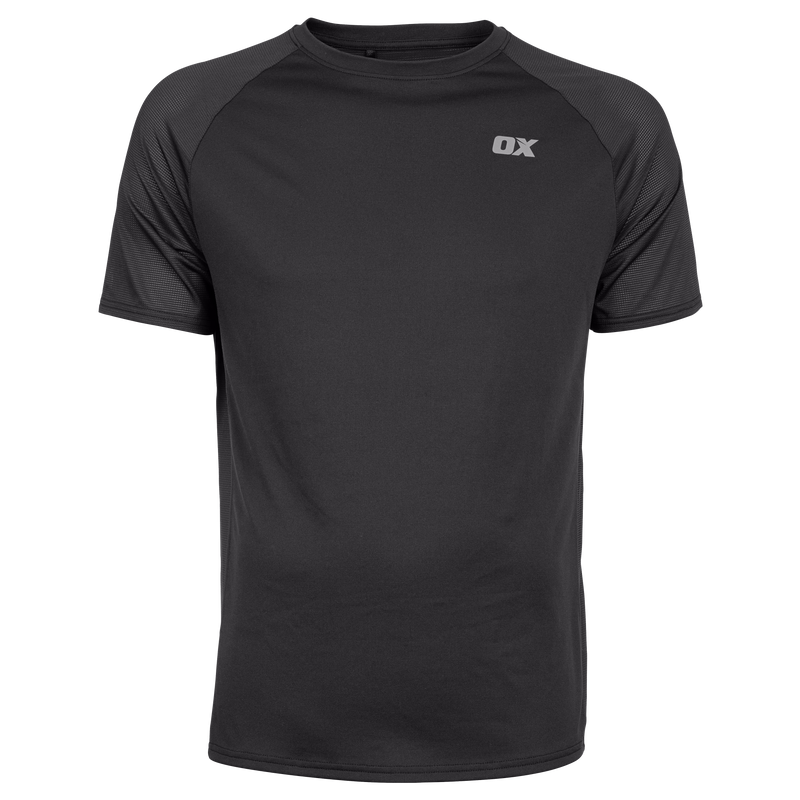 OX W555103Ox Ultra Engineered Crew T-shirt Black - M