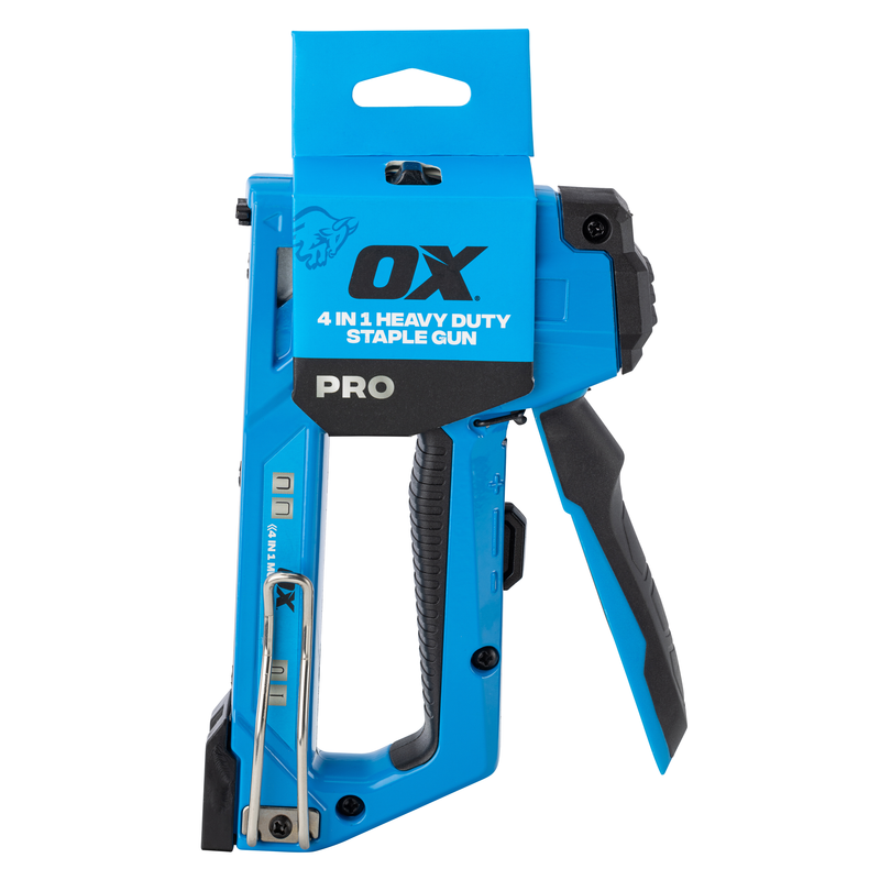 OX Tools OX-P316204 Pro 4 In 1 Heavy Duty Staple Gun