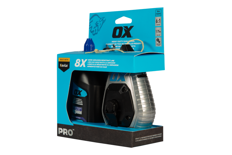 Pro 30m/100' Aluminum Chalk Reel Value Pack - Kevlar Bold Line / 6:1 Gear Ratio