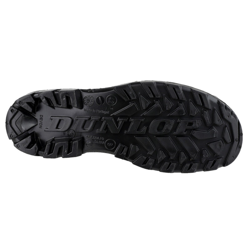 Dunlop 22215-36012 Devon Full Safety Wellington - Unisex, Black