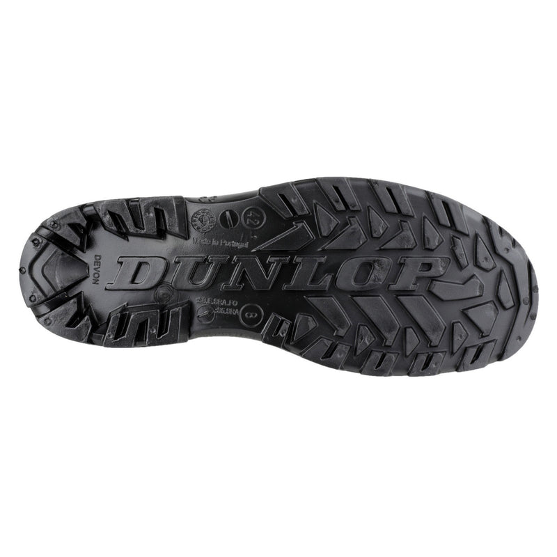 Dunlop 22217-36014 Devon Full Safety Wellington - Unisex, Green/Black