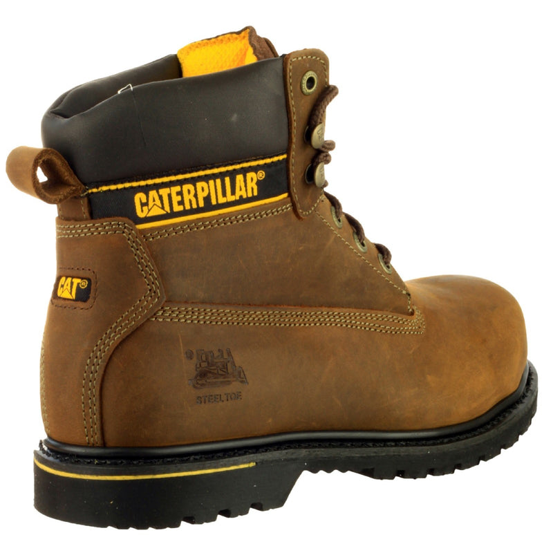 Caterpillar 16106-21207 Holton Safety Boot- Mens, Brown
