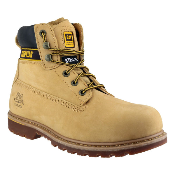 Caterpillar 16107-21208 Holton S3 Safety Boot- Mens, Honey