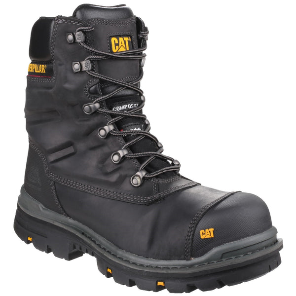 Caterpillar 24527-40565 Premier Waterproof Safety Boot- Mens, Black