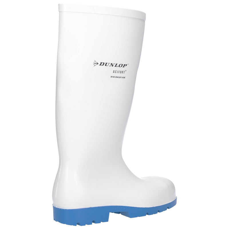 Dunlop 24847-41106 Acifort Classic+ Waterproof Safety Wellington - Unisex, White