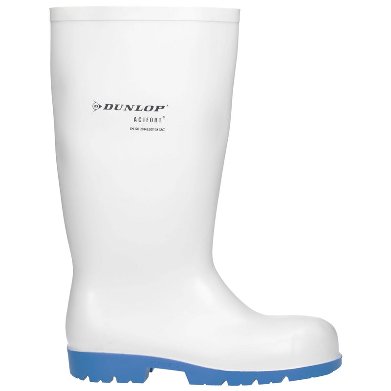 Dunlop 24847-41106 Acifort Classic+ Waterproof Safety Wellington - Unisex, White