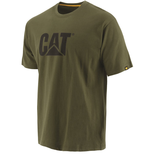 Caterpillar 25301-55206 Trademark Logo T-Shirt- Mens, Chive