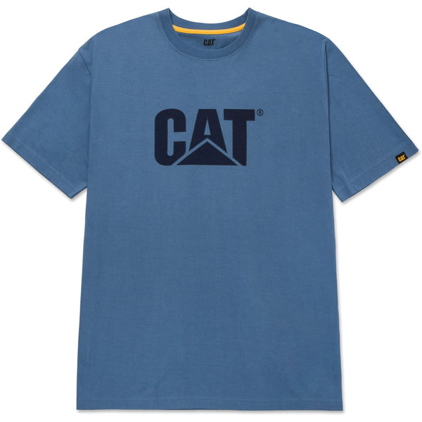 Caterpillar 25301-73668 Trademark Logo T-Shirt- Mens, Coronet Blue