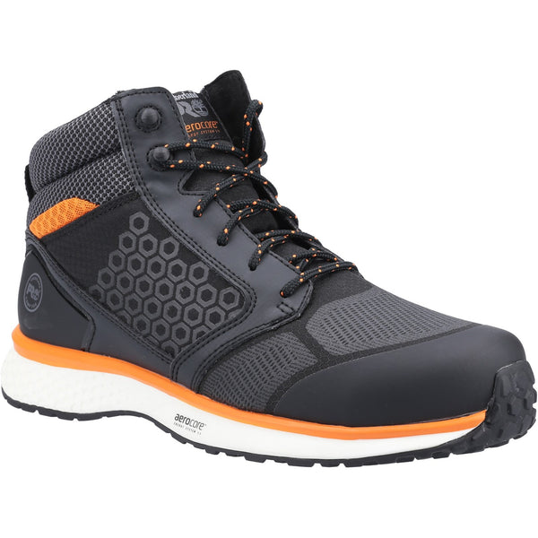 Timberland Pro 32728-55901 Reaxion Mid Composite Safety Boot - Mens, Black/Orange
