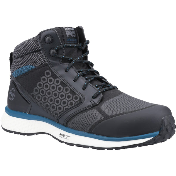 Timberland Pro 32728-55902 Reaxion Mid Composite Safety Boot - Mens, Black/Blue