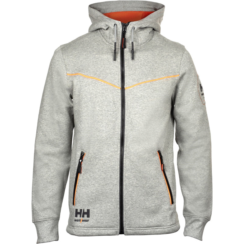 Helly Hansen Workwear 35091-65554 Chelsea Evolution Hood - Mens, Grey Melange